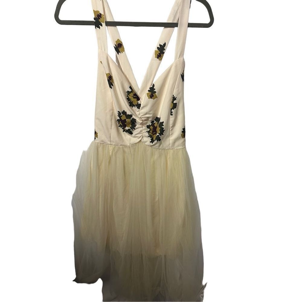 Bloom Chic Tulle detail dress